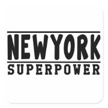 New York Superpower Designs Sticker