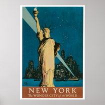 New York:  The Wonder City of the World Posters