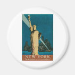 New York: The Wonder City of the World Poster Fridge Magnet