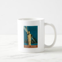 New York: The Wonder City of the World Poster Coffee Mugs