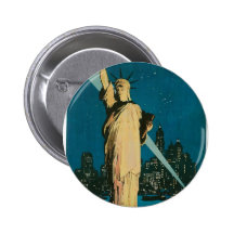New York: The Wonder City of the World Poster Pins