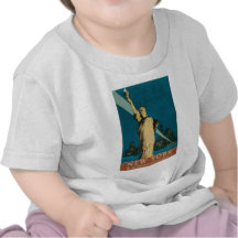 New York: The Wonder City of the World Poster Tees