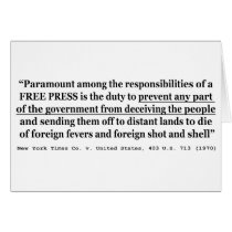 New York Times Co v United States 403 US 713 1970 Greeting Cards