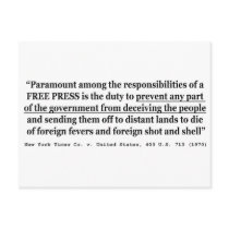 New York Times Co v United States 403 US 713 1970 Post Card