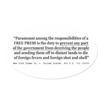 New York Times Co v United States 403 US 713 1970 Sticker