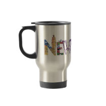New-York travel mug by ormsbyeditions New-York travel mug