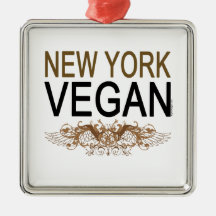 New York Vegan Christmas Ornaments