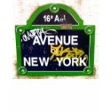 New York via Paris t-shirts