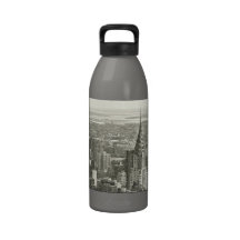 New York Winter Reusable Water Bottle