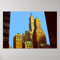 New York Woolworth Building - Art Poster Print
