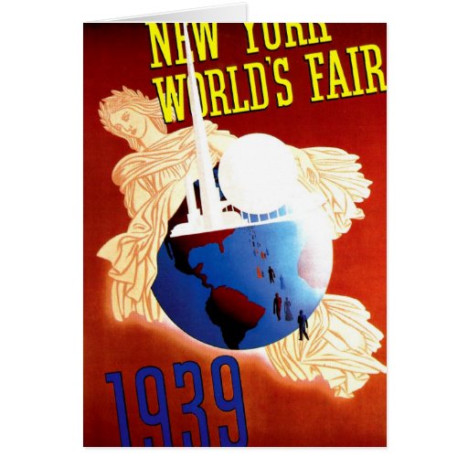 New York World's Fair Vintage Travel Ad Card