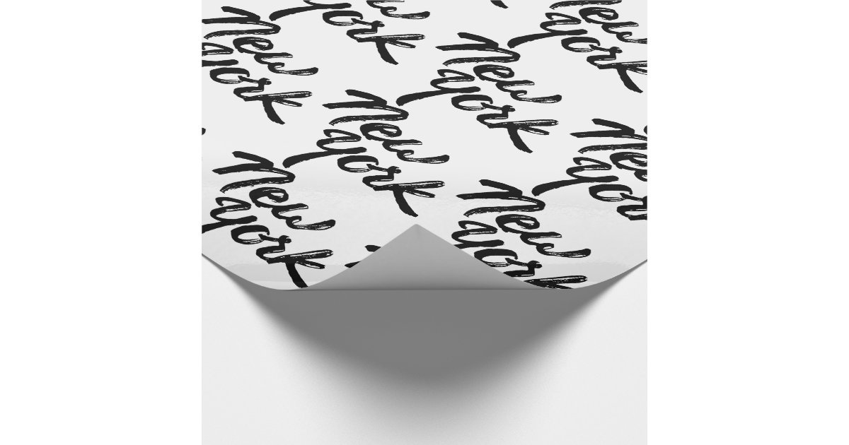 New York Wrapping Paper Zazzle