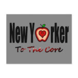 New Yorker To The Core With Sliced Big Apple Post Card