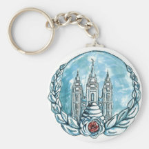 new young womens medallion key-chain key chains