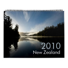 New Zealand 2010 Calendar calendar
