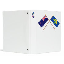 New Zealand and Chatham Islands Crossed Flags binders