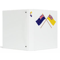 New Zealand and Niue Crossed Flags binders
