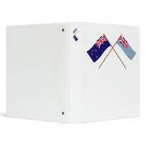 New Zealand and Ross Dependency Crossed Flags binders