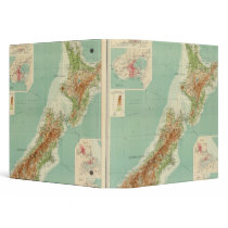 New Zealand Atlas Map Vinyl Binder