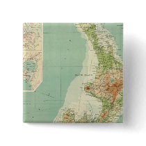 New Zealand Atlas Map Pinback Buttons