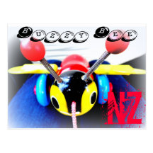 New Zealand:  Buzzy Bee Postcard