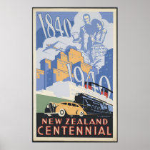 New Zealand Centennial Print