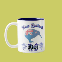 New Zealand Classic Kiwi Coffee Mug mugs