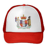 New Zealand Coat of Arms detail Trucker Hat