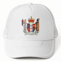 New Zealand Coat of Arms Hat by FlagTshirts New Zealand Coat of Arms Hat