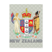 New Zealand Coat of Arms Post Cards
