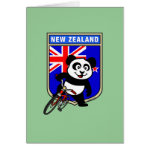 This cute cycling panda stands in front of a New Zealand flag with his bike. This original design makes a perfect gift for Kiwi bicyclers or bicycling fanatics in New Zealand. Great for everyone who loves cute pandas and biking.
