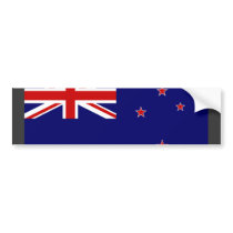 New Zealand Flag bumper stickers by coolcountry New Zealand Flag bumper stickers