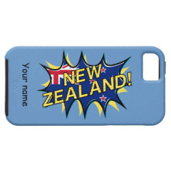New Zealand flag comic style star iPhone 5/5S Covers