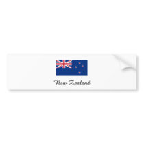 New Zealand Flag Design bumper stickers by flagshirt New Zealand Flag Design bumper stickers