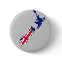 New Zealand flag map buttons by FlagStore New Zealand flag map buttons