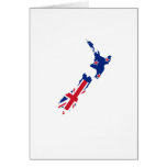 New Zealand flag map cards