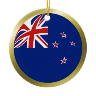 New Zealand Flag Ornament ornament