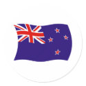 New Zealand Flag Sticker by livingflags New Zealand Flag Sticker
