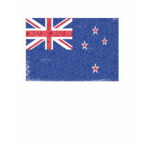 New Zealand Flag Vintage Long Sleeve Womens Shirt by kiwisoutback New Zealand Flag Vintage Long Sleeve Womens Shirt