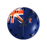 New Zealand Flag Wall Clock