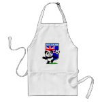 This adorable little panda is too cute! He's featured in front of a large flag from New Zealand and ready to play football and score some goals. This cute design is perfect for football players and soccer fans.