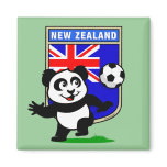 New Zealand Football Panda magnets