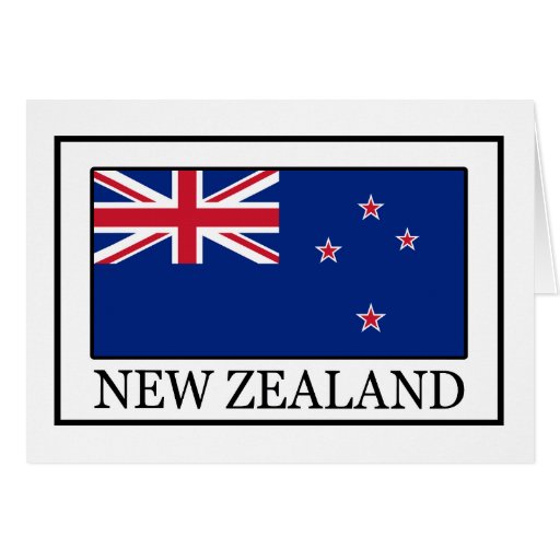 New Zealand Greeting Card Zazzle