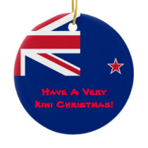New Zealand Kiwi Christmas Ornament ornaments