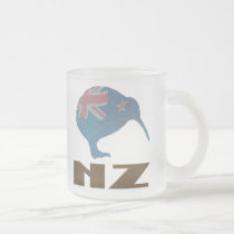 New Zealand Kiwi Frosted Mug mugs