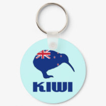 New Zealand Kiwi Keychain Flag by kiwisoutback New Zealand Kiwi Keychain Flag