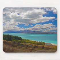 New Zealand: Lake Pukaki mousepads by vladstudio New Zealand: Lake Pukaki mousepads