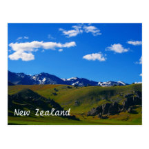 new zealand landscape postcards