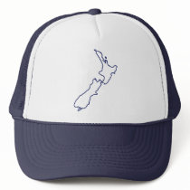 New Zealand Map hats by Thinkdifferent New Zealand Map hats