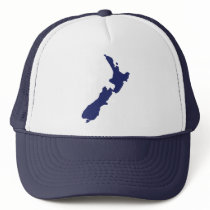 New Zealand Map Hats